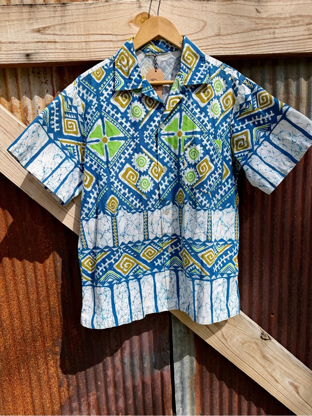 Vintage Cotton Linen Button Down